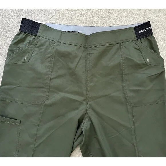 NWT Genuine Dickies Pull-On Cargo Pants Scrubs Army Green Women's Size XXL - Picture 6 of 12